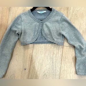 Mayoral | Girl's Gold Metallic | Organic Cotton Sweater | Size 7